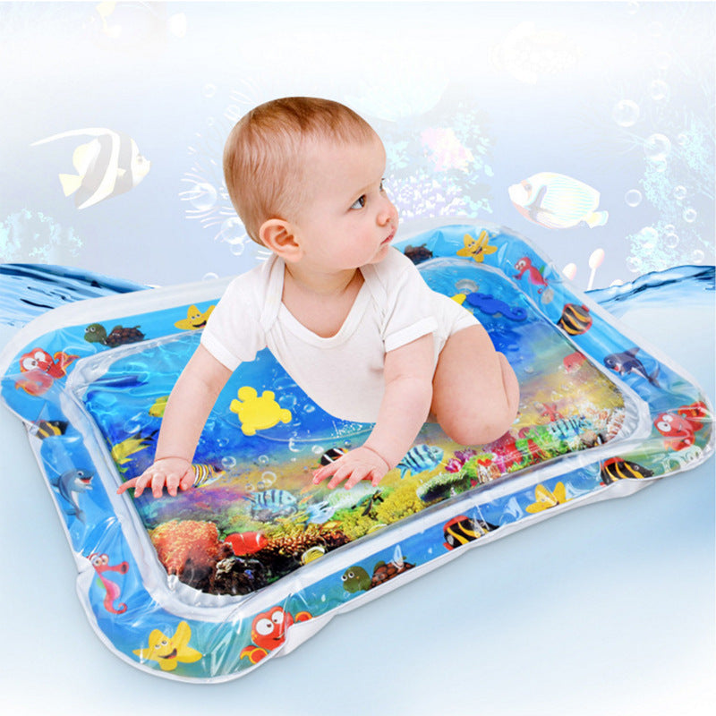 Inflatable Baby Water Mat for Tummy Time Sensory Play