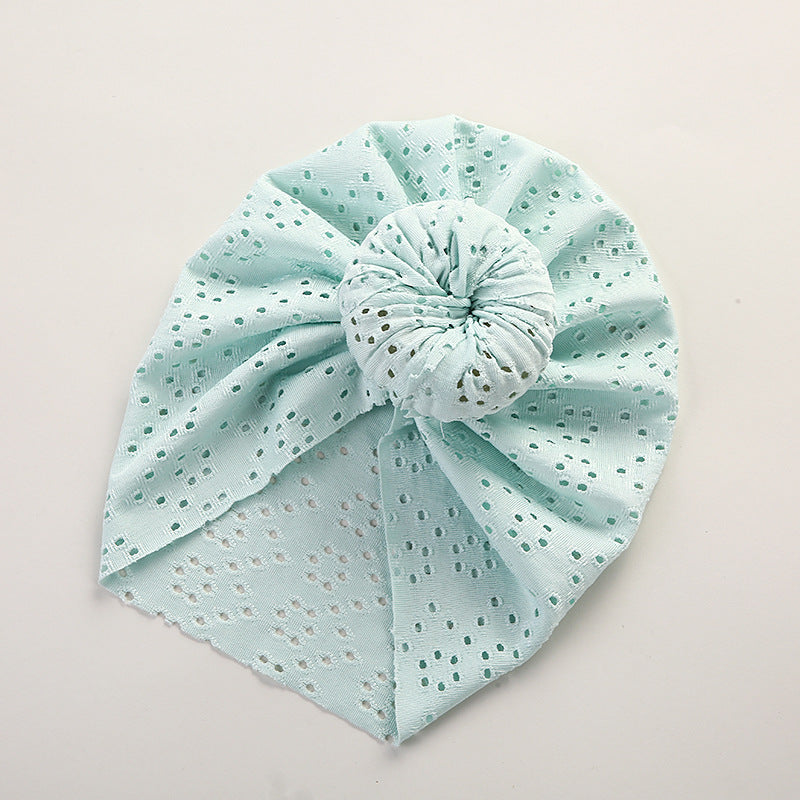 Baby Lace Eyelet Cap for Charming Everyday Outfits