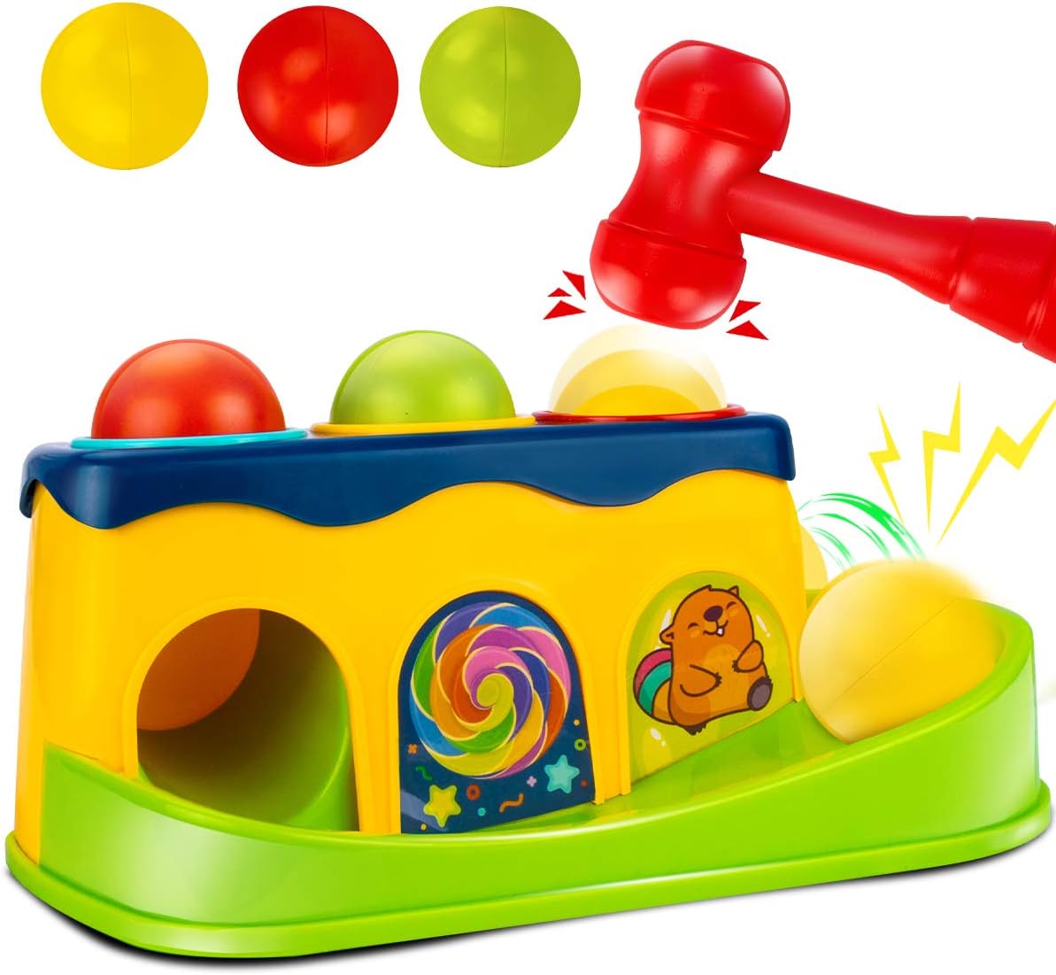 Baby Hammering Toy for Fine-Motor Skills & Learning
