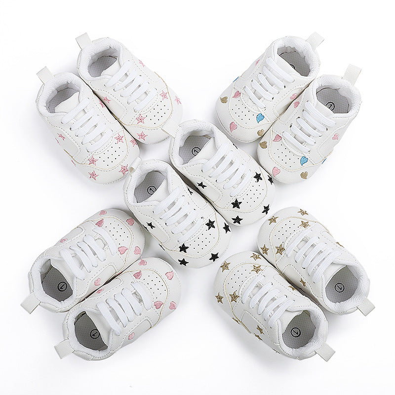 Newborn Walking Shoes — Soft Non-Slip Indoor Sneakers