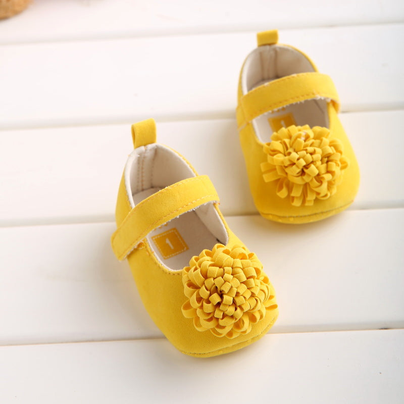 Baby Girl Soft-Soled Shoes With Secure Mary Jane Strap