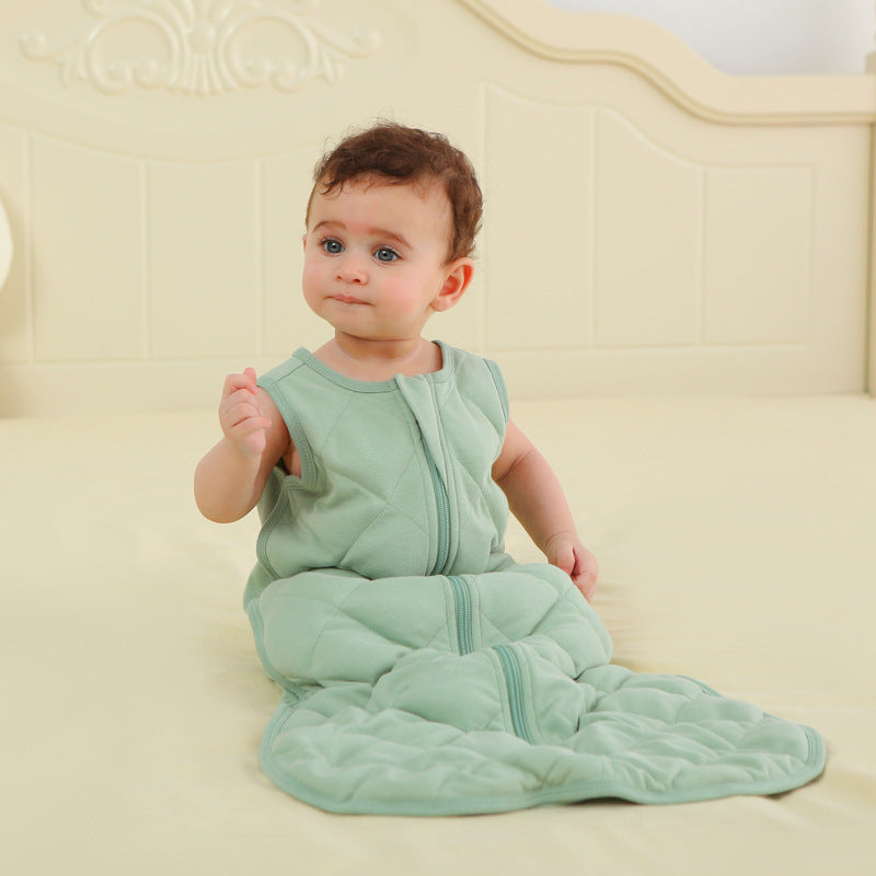 Quilted Baby Sleeping Bag for Cozy, Covered Nights