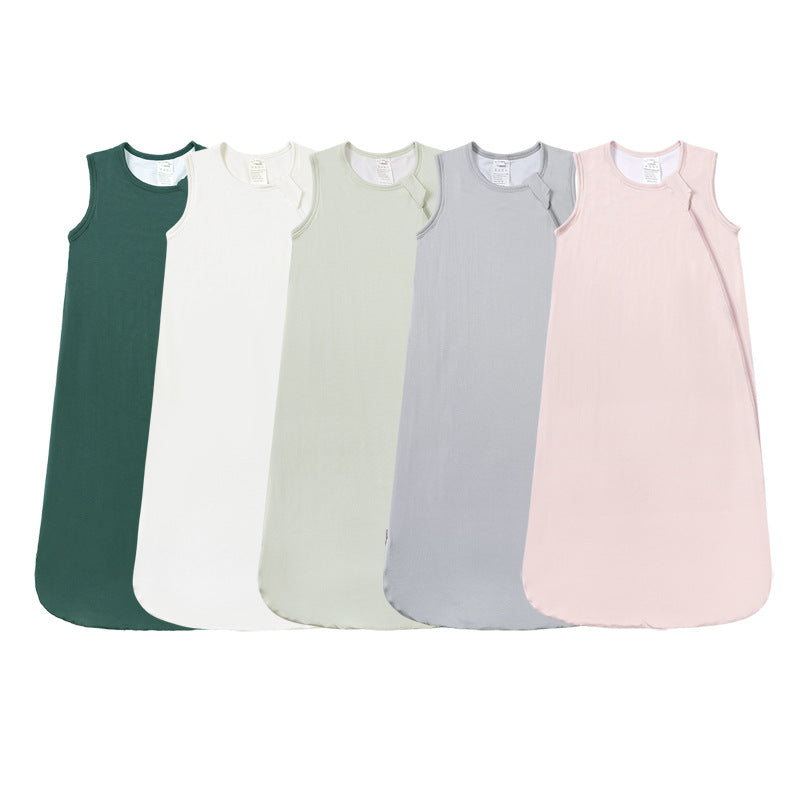 Bamboo Fiber Baby Sleep Sack, Anti-Kick Sleeveless