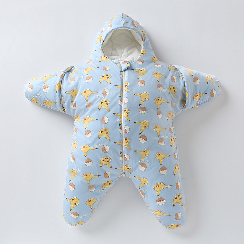 Baby Sleeping Bag Plush Warmth Without Loose Blankets