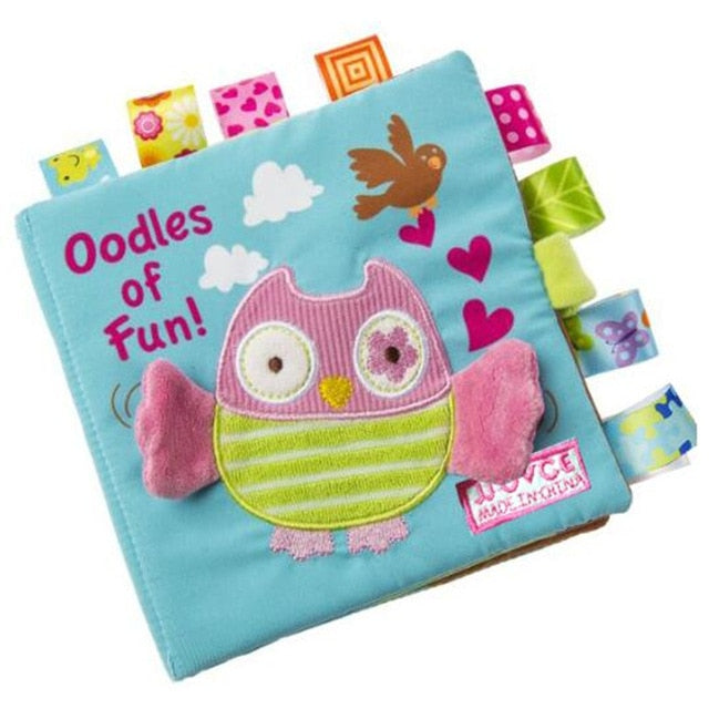 Baby Soft Cloth Books for Tactile Animal Playtime Fun