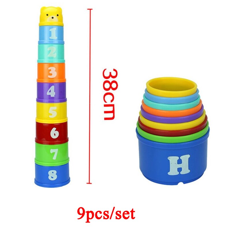 Wooden Stacking Toy Tower for Toddler Learning Play