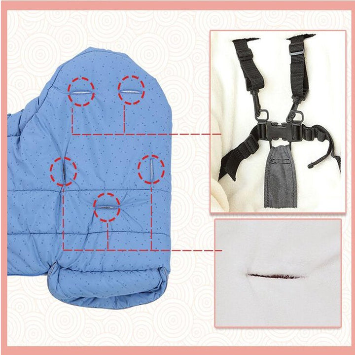 Baby Stroller Sleeping Bag for Warmer Winter Walks