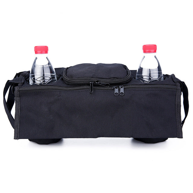Stroller Organizer with Bottle & Cup Holder Storage