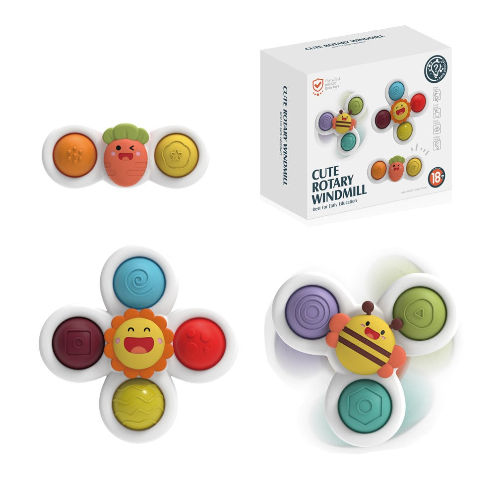 Baby Suction Cup Spinner Toys for Screen-Free Play