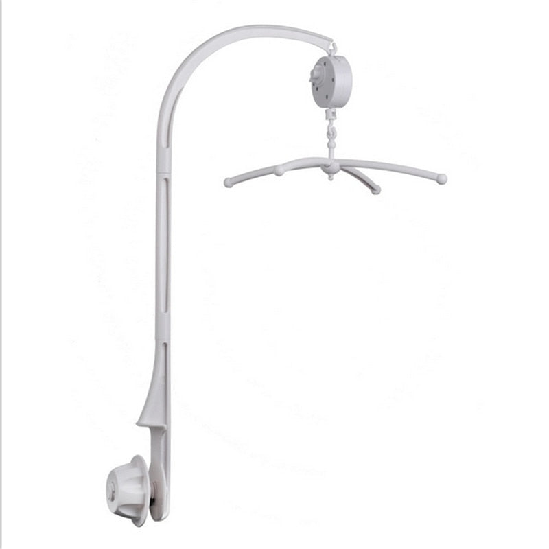 Baby Crib Mobile Holder With Wind-Up Music Box Arm