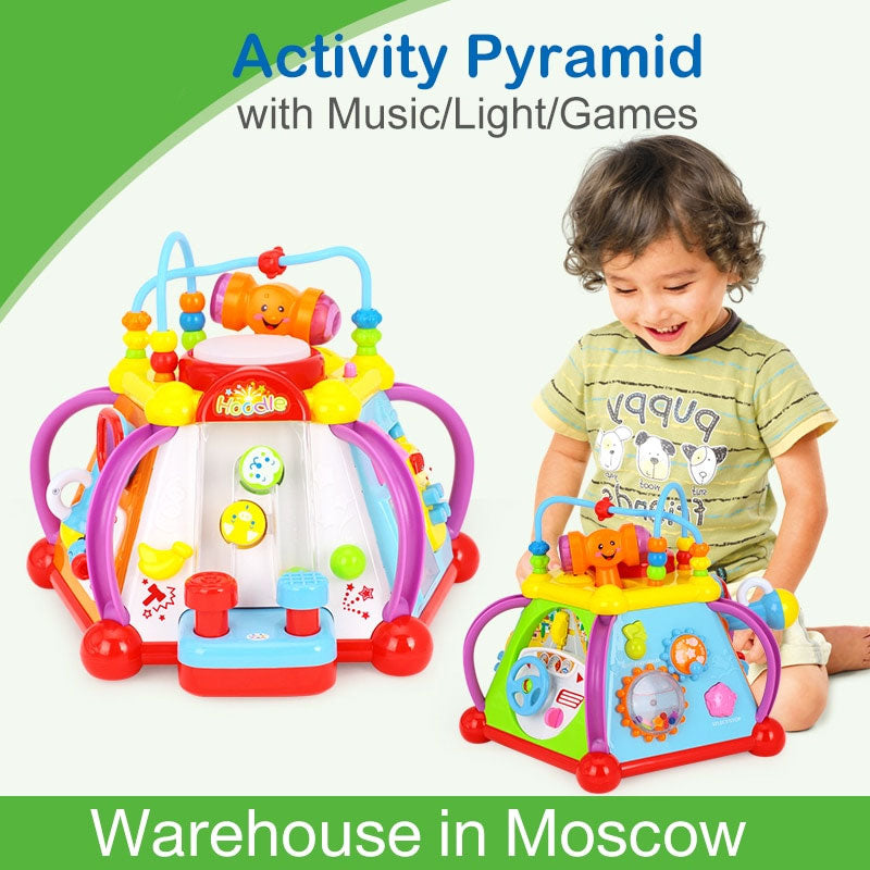 Musical Activity Cube Toy for Screen-Free Learning