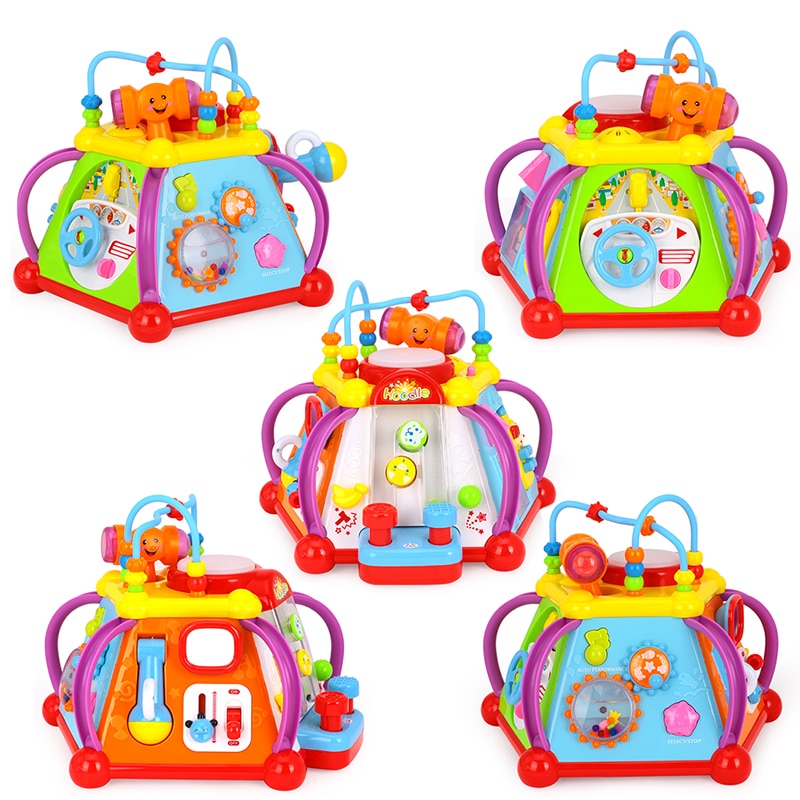 Musical Activity Cube Toy for Screen-Free Learning