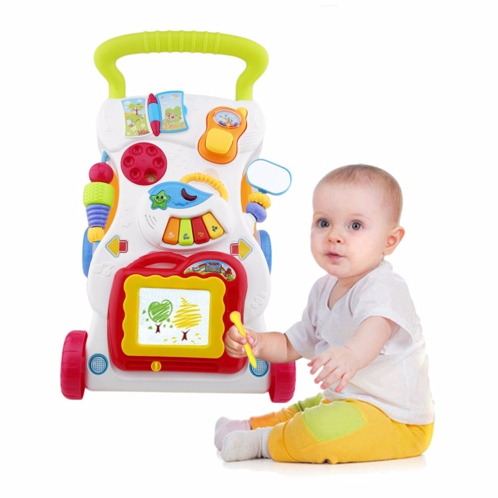 Baby Walker Musical Trolley for First Steps & Play