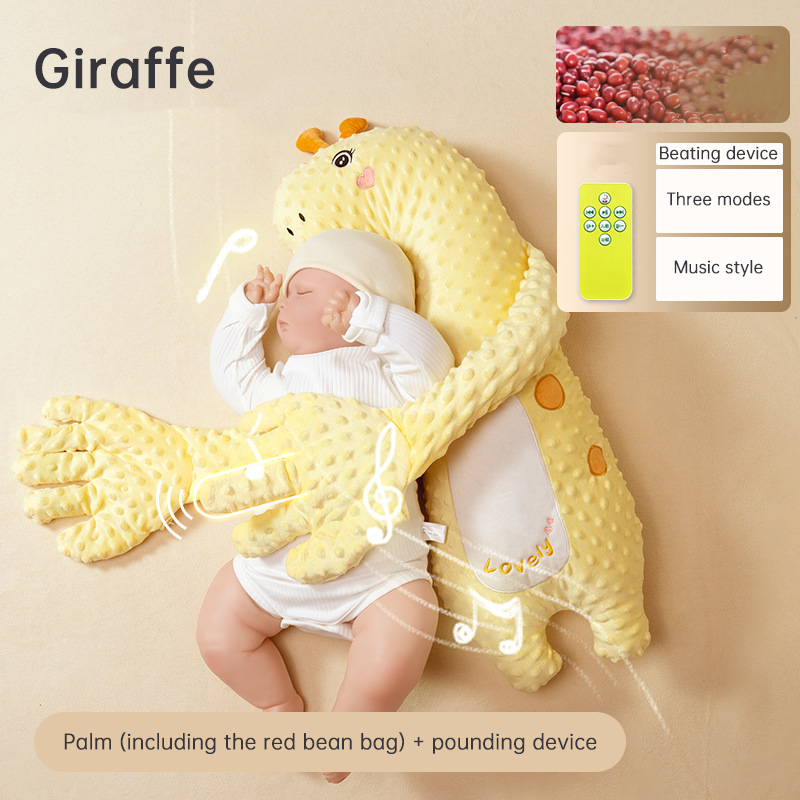 Baby Soothing Sleep Pillow With Gentle Patting Aid