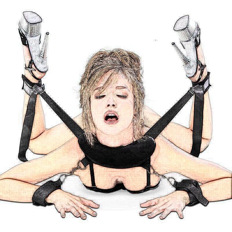 Padded BDSM Restraint Set for Couples' Safe Role-Play