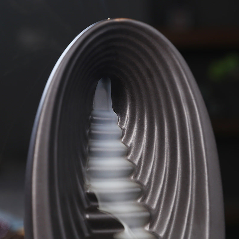 Backflow Incense Burner for Waterfall-Like Calm Decor