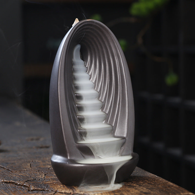 Backflow Incense Burner for Waterfall-Like Calm Decor