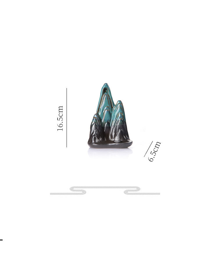 Backflow Incense Burner for Alpine Smoke Ambience Decor