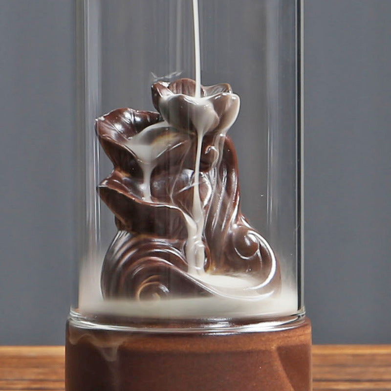 Backflow Incense Burner for Waterfall Smoke Home Decor