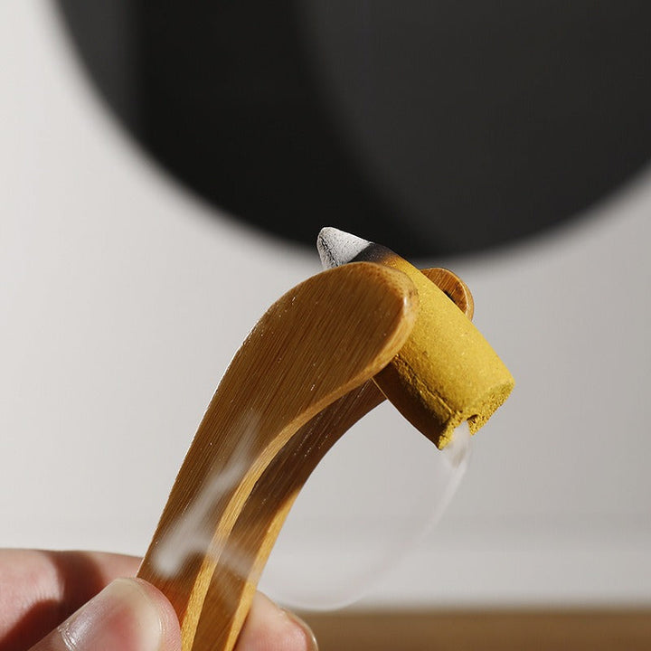 Backflow Incense Burner for Cascading Smoke Display