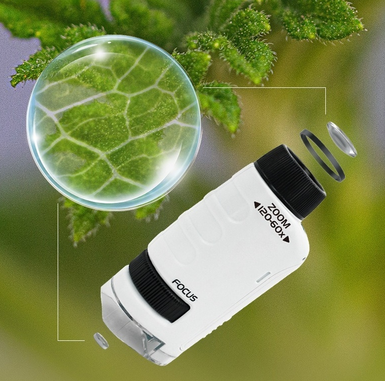 Kids Handheld Microscope for Portable Science Discovery
