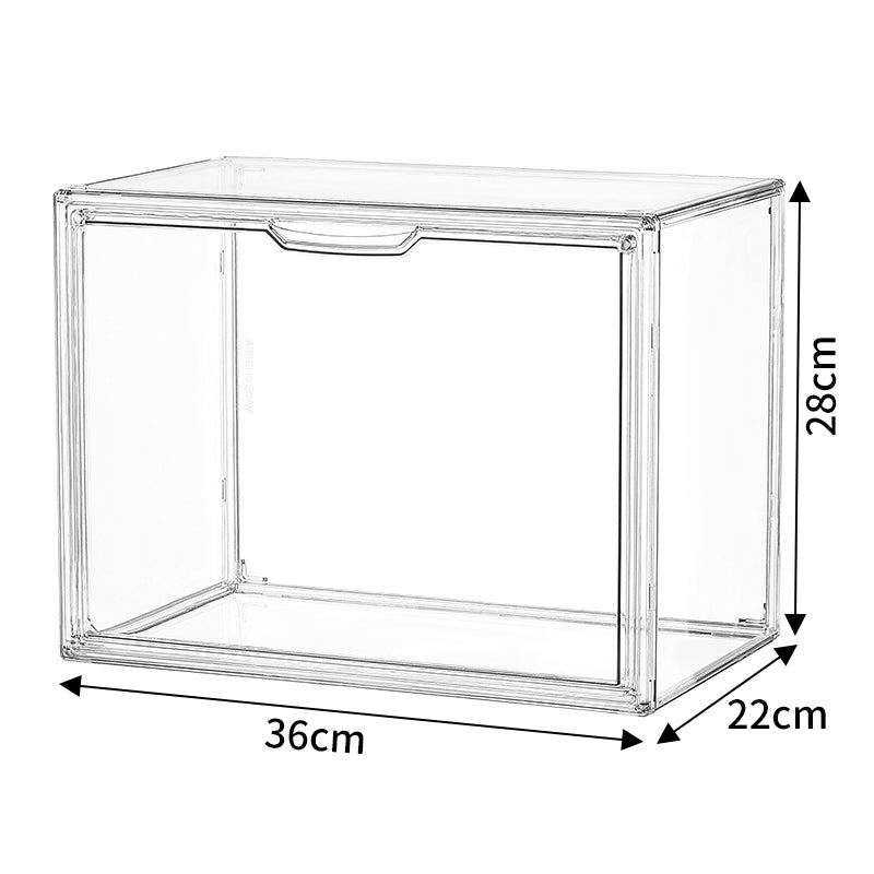 Clear Acrylic Handbag Organizer Stackable Display Case