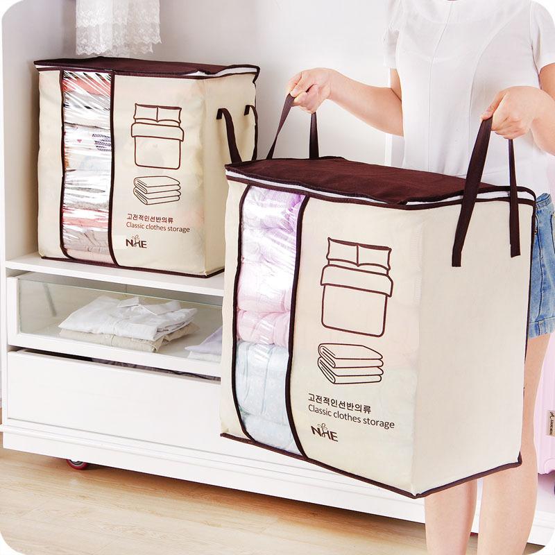 Clear Window Clothes Storage Bag for Bedding & Closets