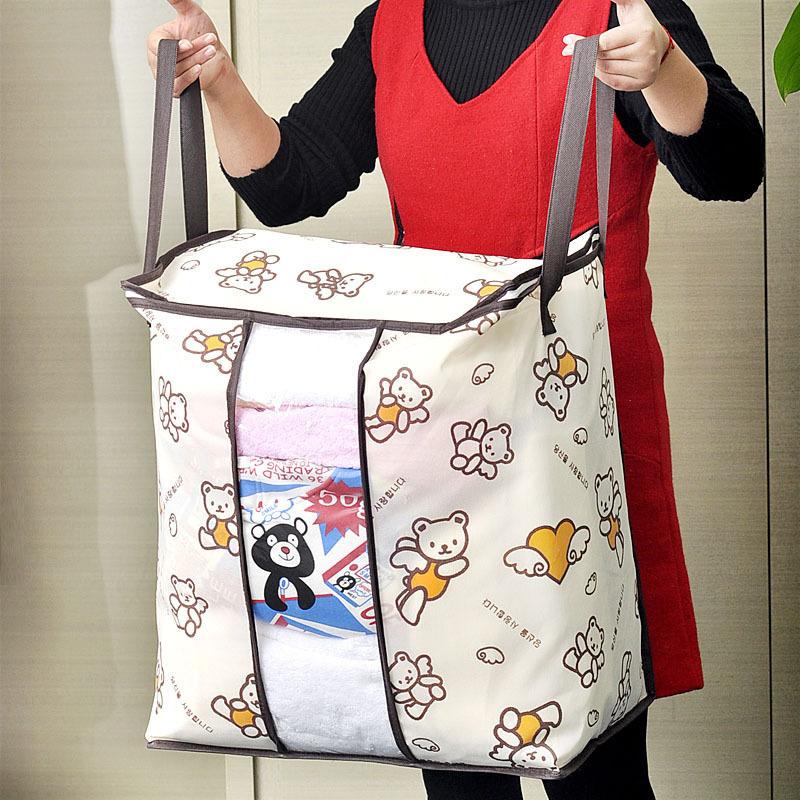 Clear Window Clothes Storage Bag for Bedding & Closets