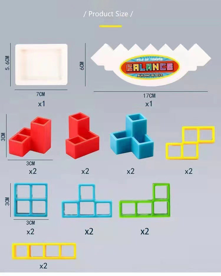 Balance Stacking Game for Screen-Free Family Games