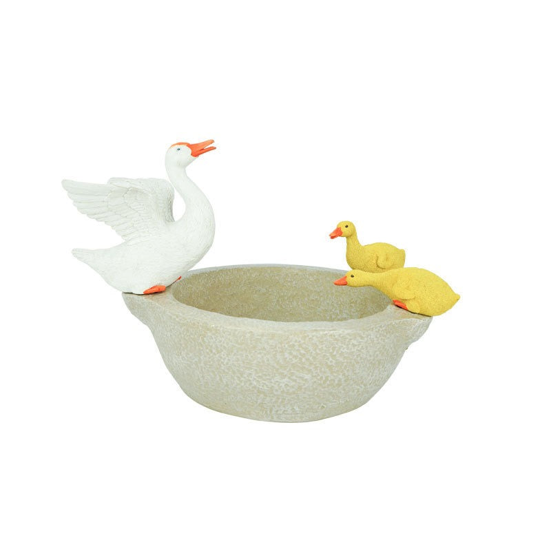 Animal Planter Bowl for Whimsical Balcony Garden Decor