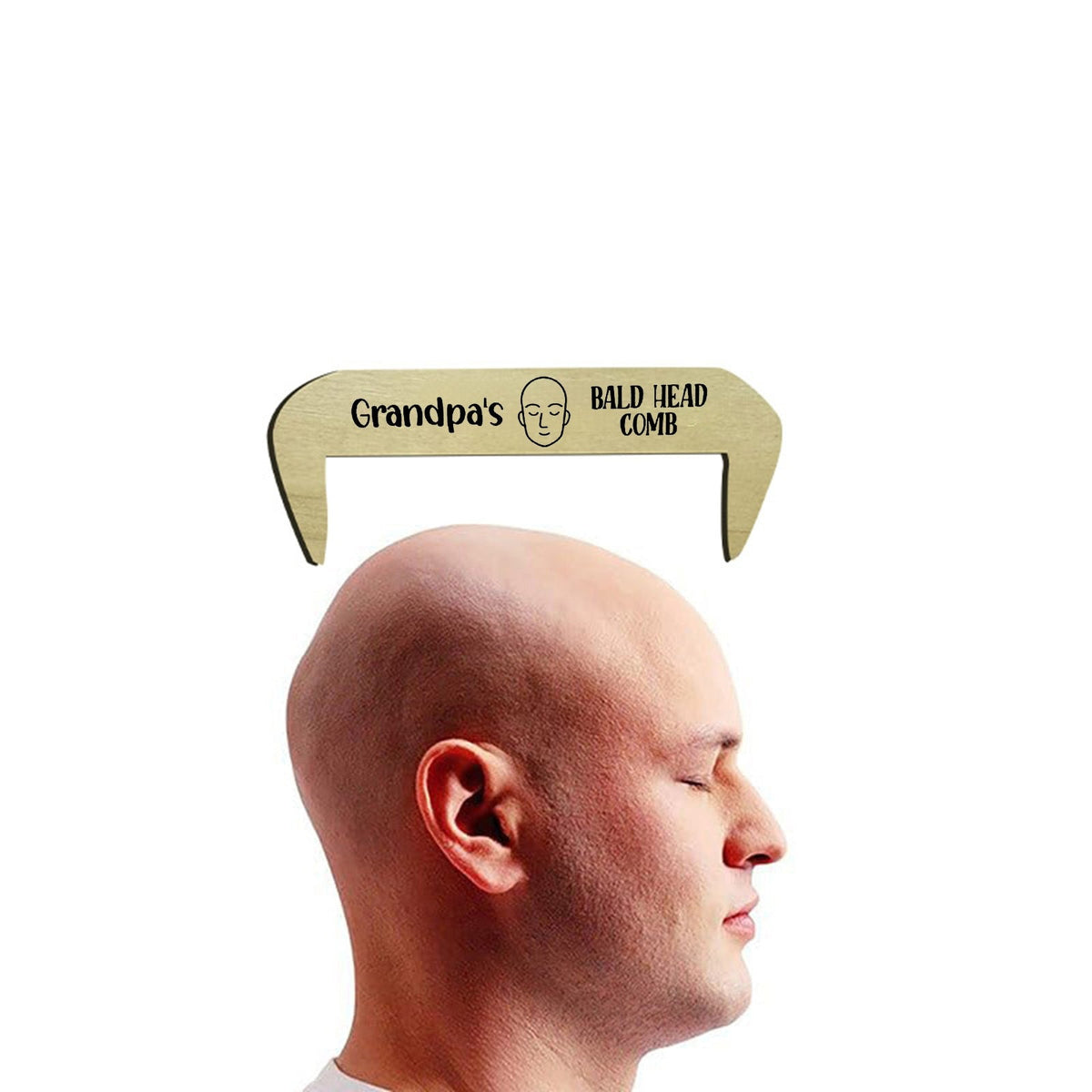 Bald Man's Comb Funny Grandfather Holiday Gag Gift