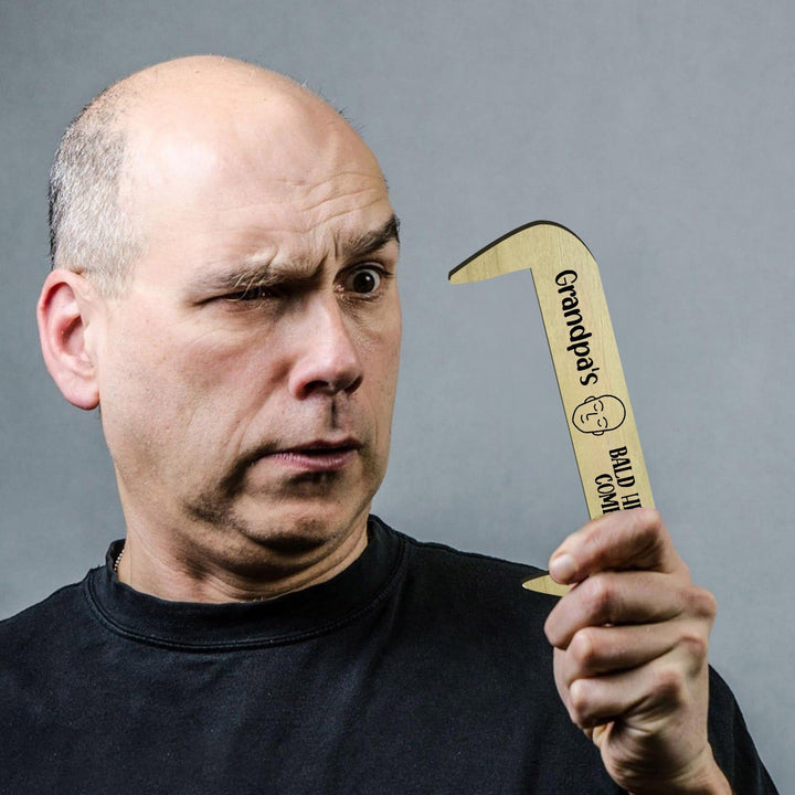 Bald Man's Comb Funny Grandfather Holiday Gag Gift