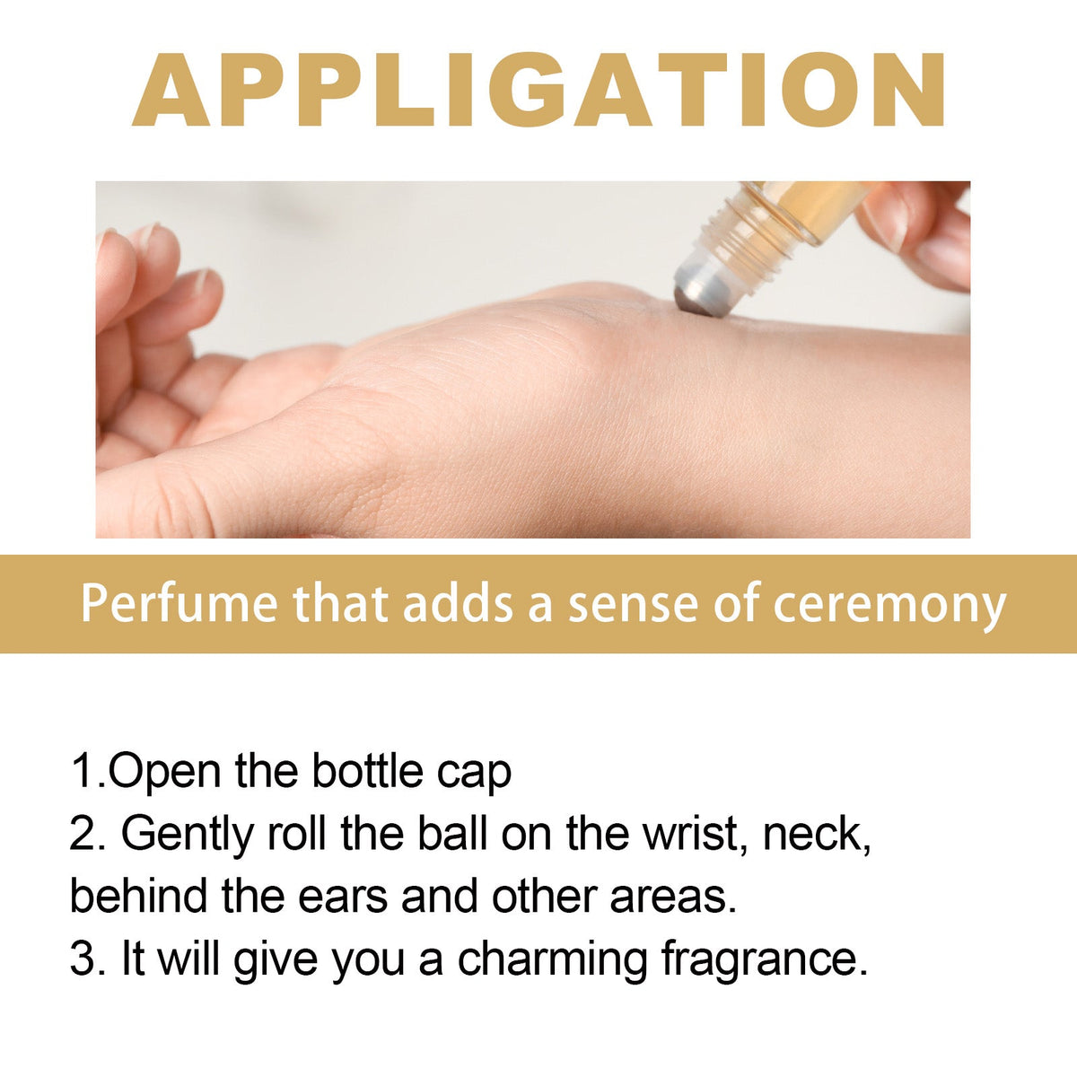 Fragrance Oil Roller for Light, Fresh Scent Touch-Ups