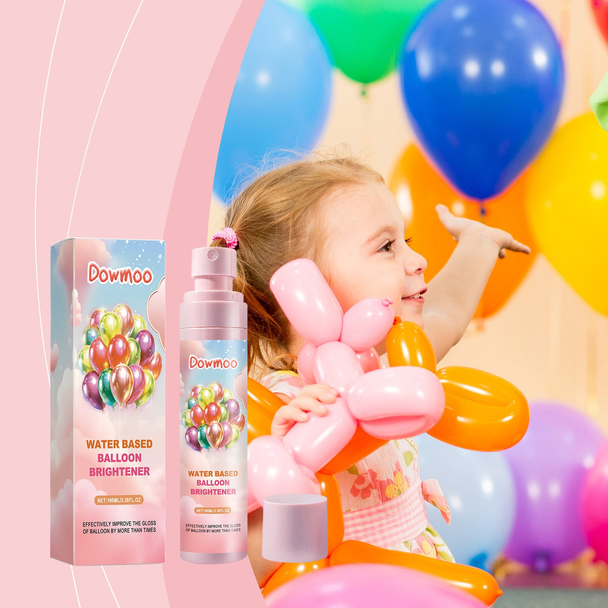 Balloon Brightener for Glossy, Longer-Lasting Decor