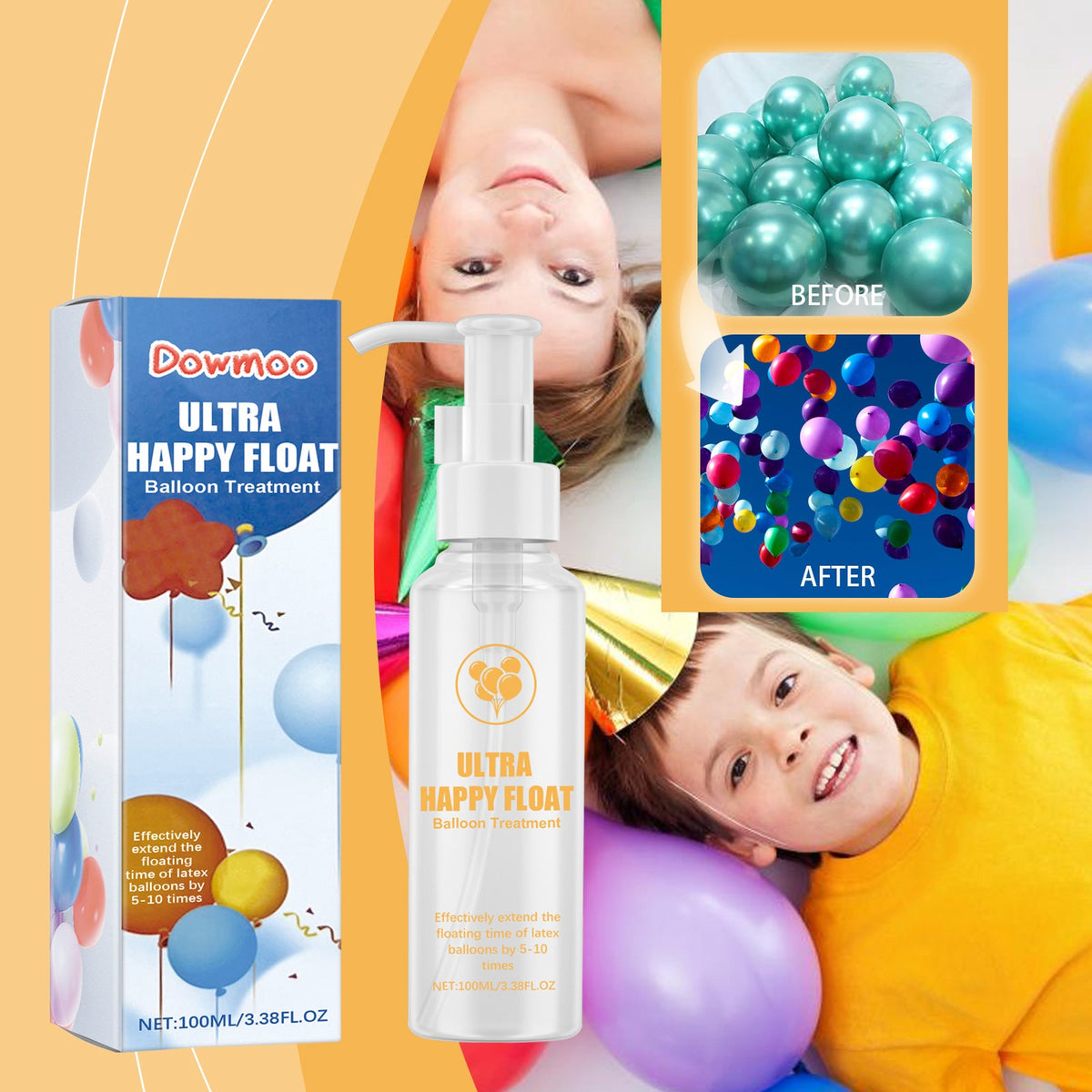 Balloon Treatment for Longer-Lasting Party Displays