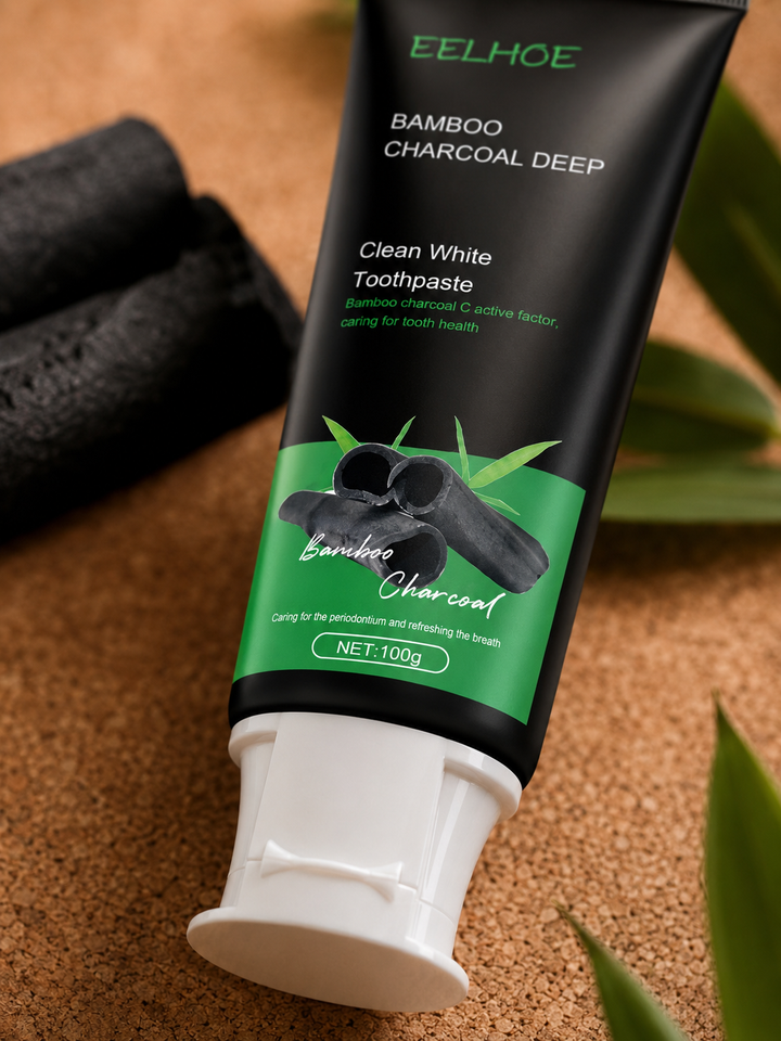Bamboo Charcoal Whitening Toothpaste — Visibly Brighter