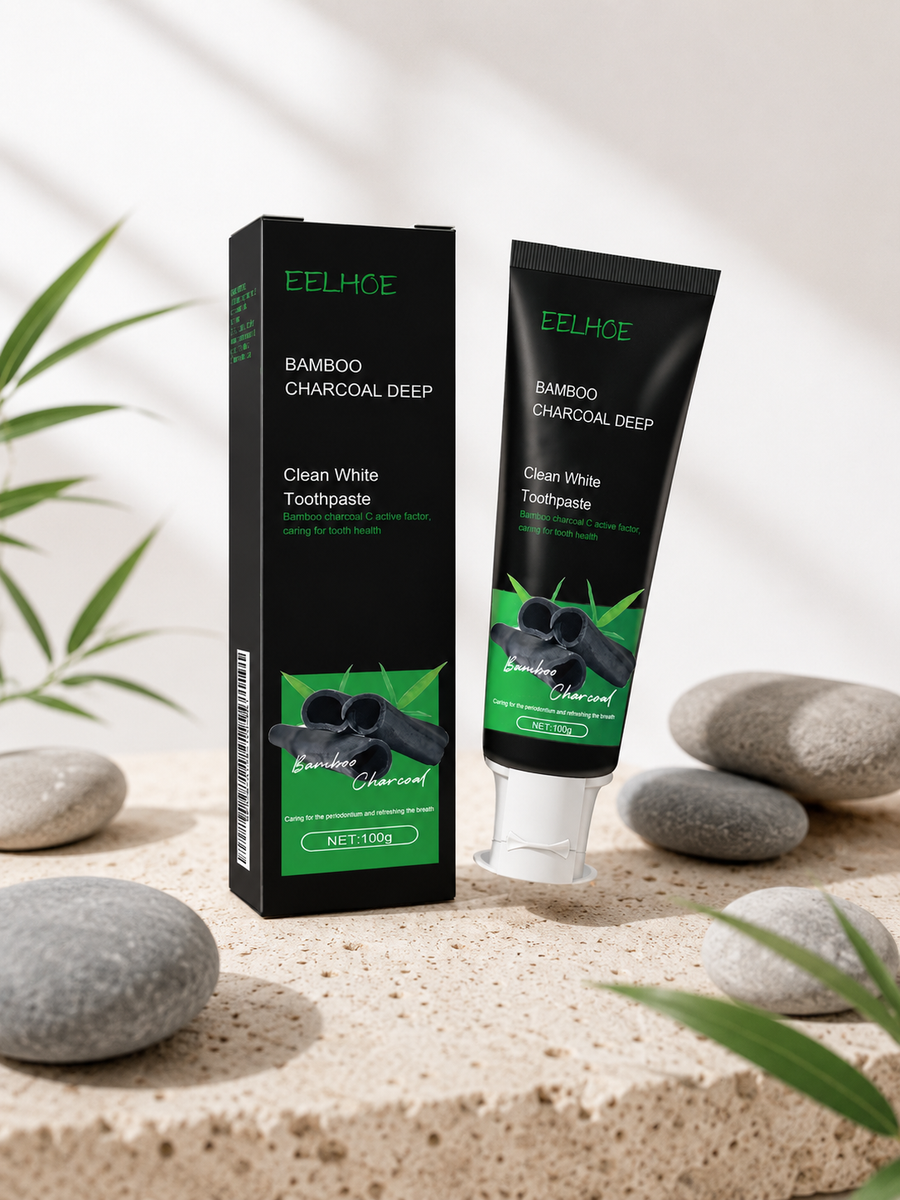 Bamboo Charcoal Whitening Toothpaste — Visibly Brighter