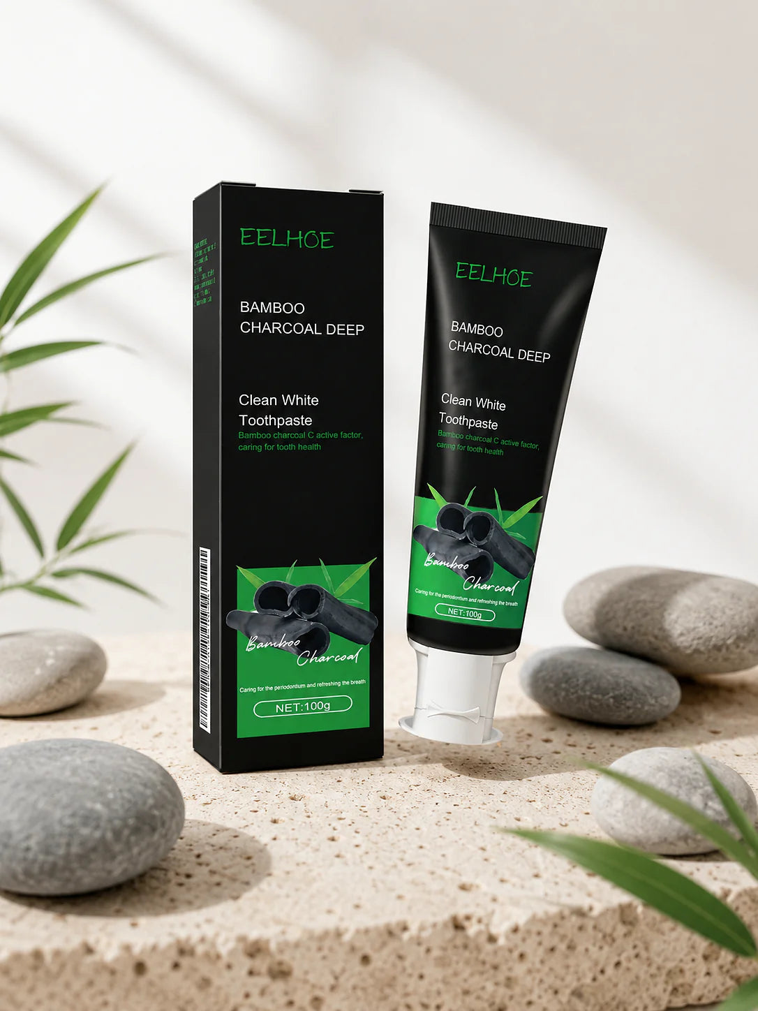 Bamboo Charcoal Whitening Toothpaste — Visibly Brighter