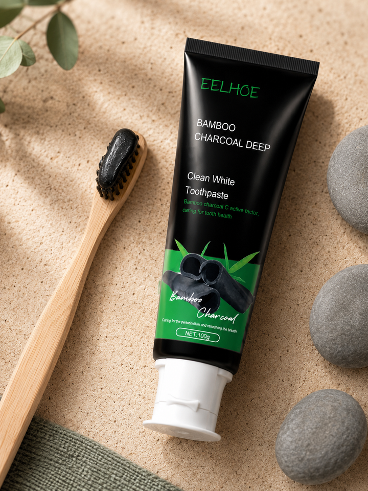Bamboo Charcoal Whitening Toothpaste — Visibly Brighter