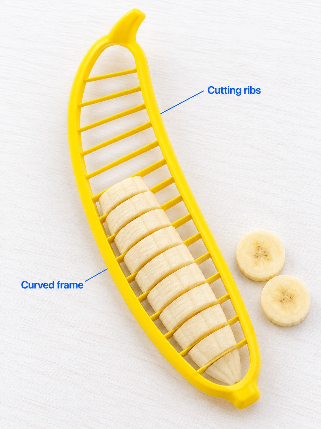 Banana Slicer Cutter for Even Coin Slices in One Press