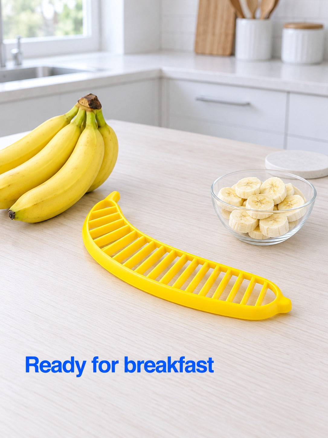 Banana Slicer Cutter for Even Coin Slices in One Press