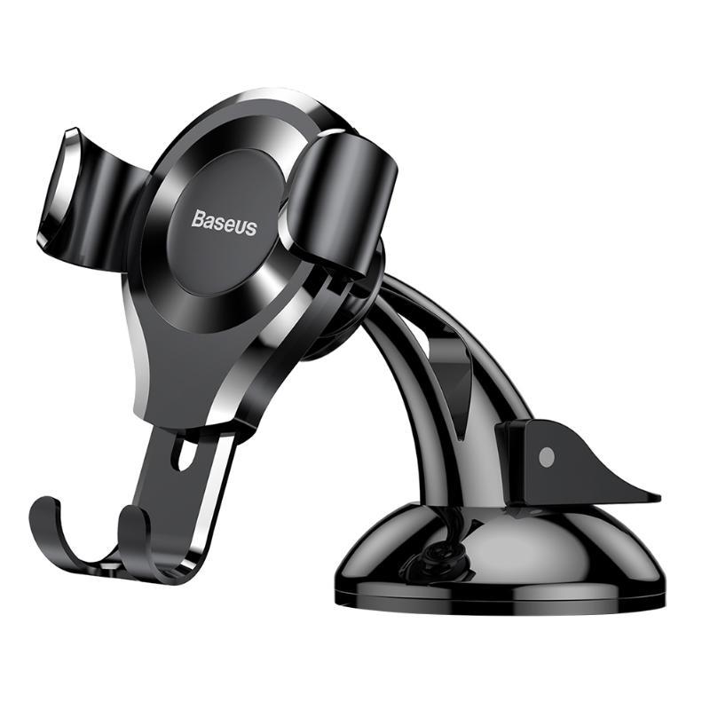 Automatic Car Phone Mount with 360° Rotating Clamp