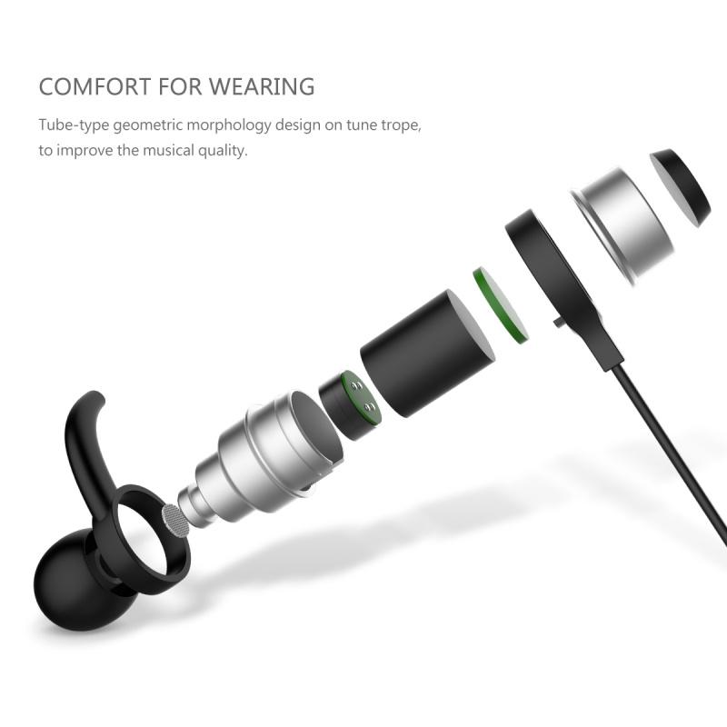 Magnetic Metal Wireless Earphones for Workouts and Runs