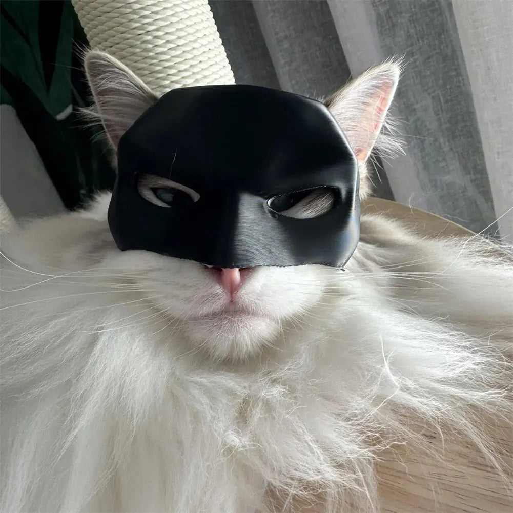 Bat Cat Mask: Sculpted Halloween Superhero Costume