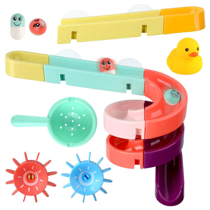 Buildable Baby Bath Track Toys for Engaging Water Play