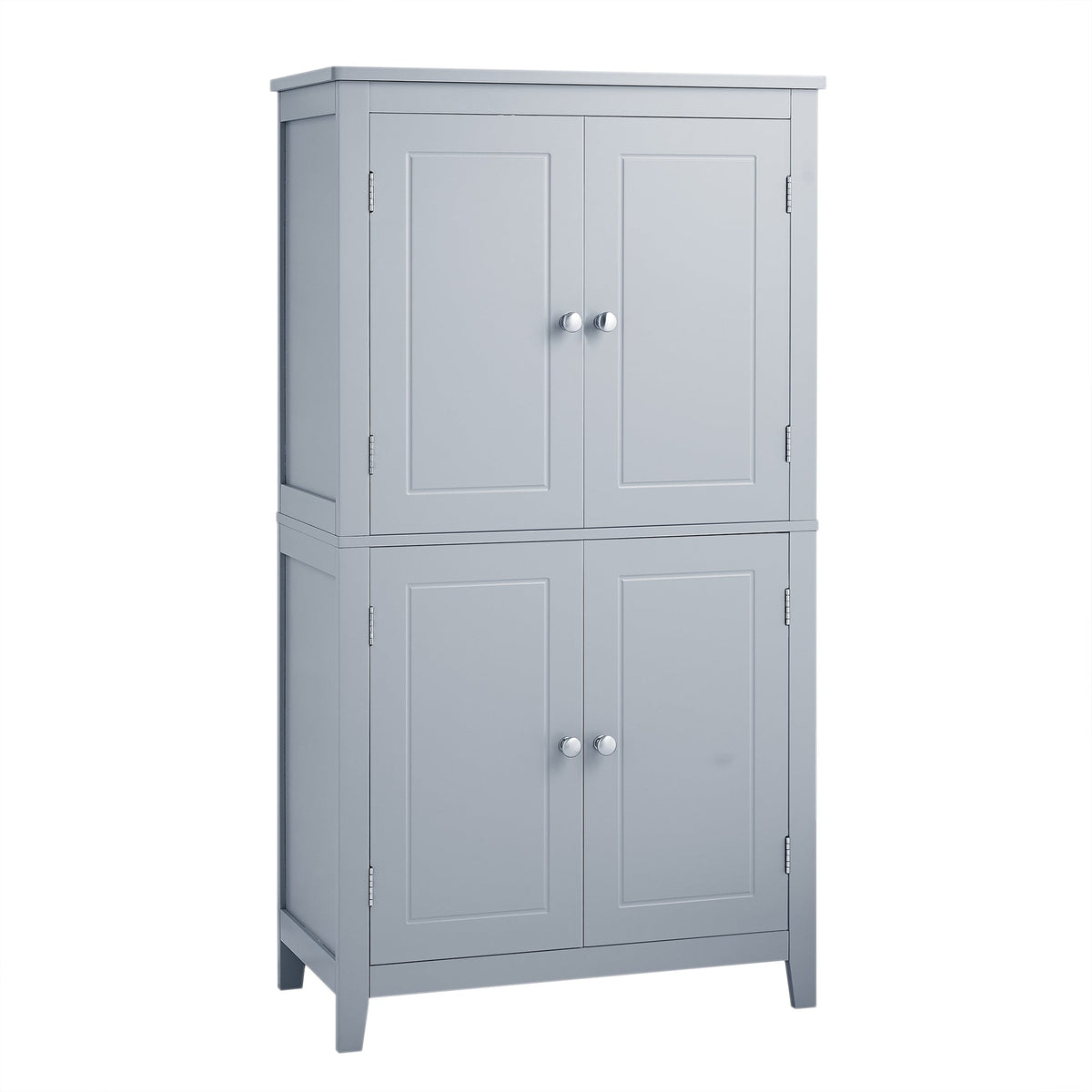 Bathroom Floor Storage Cabinet with Adjustable Shelves