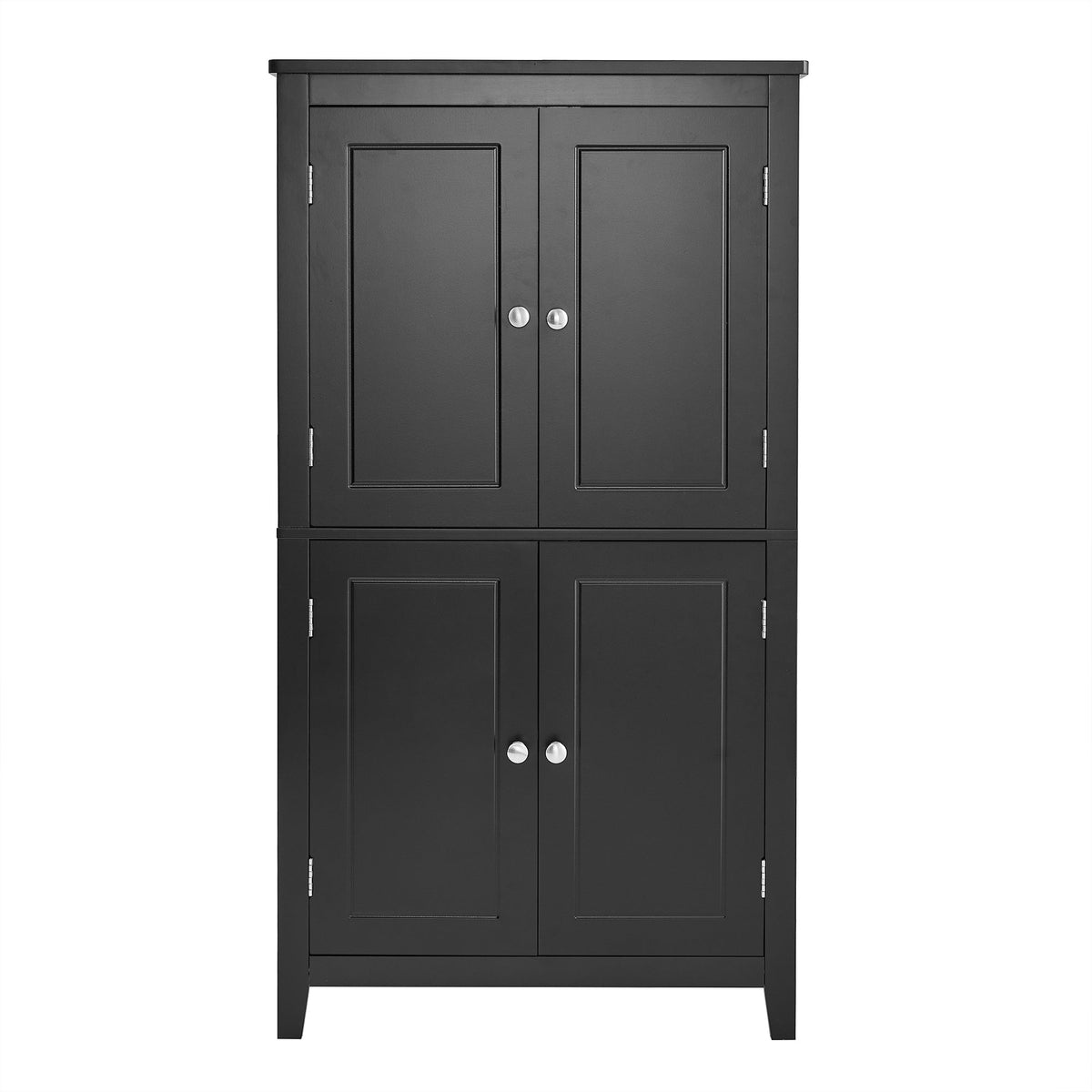 Bathroom Floor Storage Cabinet with Adjustable Shelves
