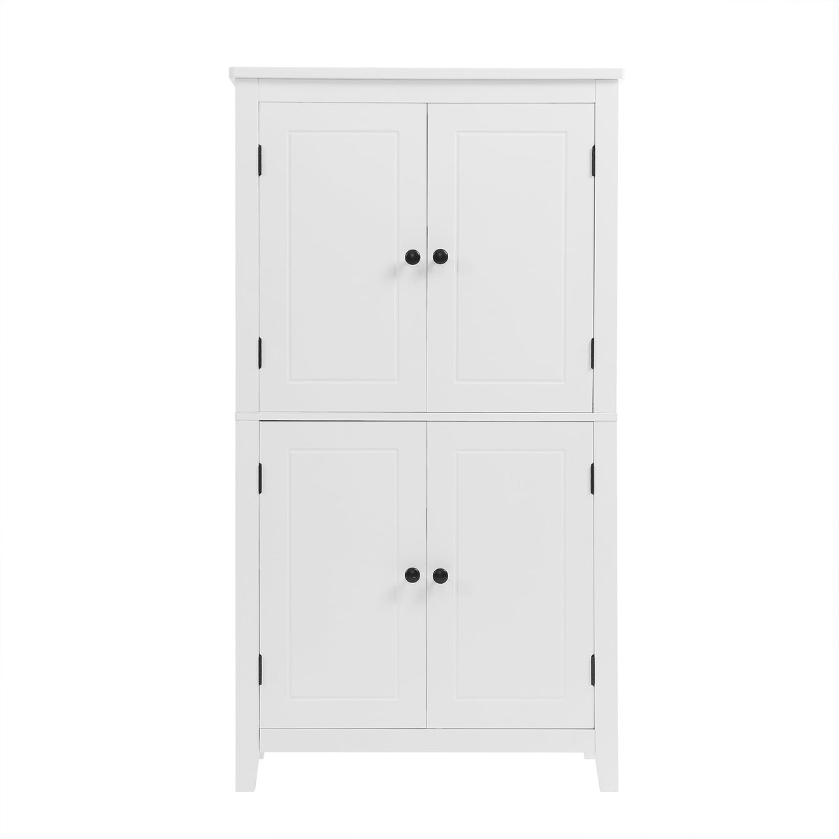 Bathroom Floor Storage Cabinet with Adjustable Shelves