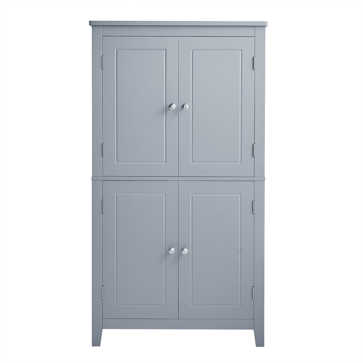 Bathroom Floor Storage Cabinet with Adjustable Shelves