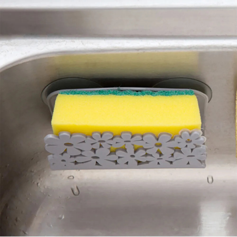 Sponge Holder with Suction Cup for Kitchen Sink